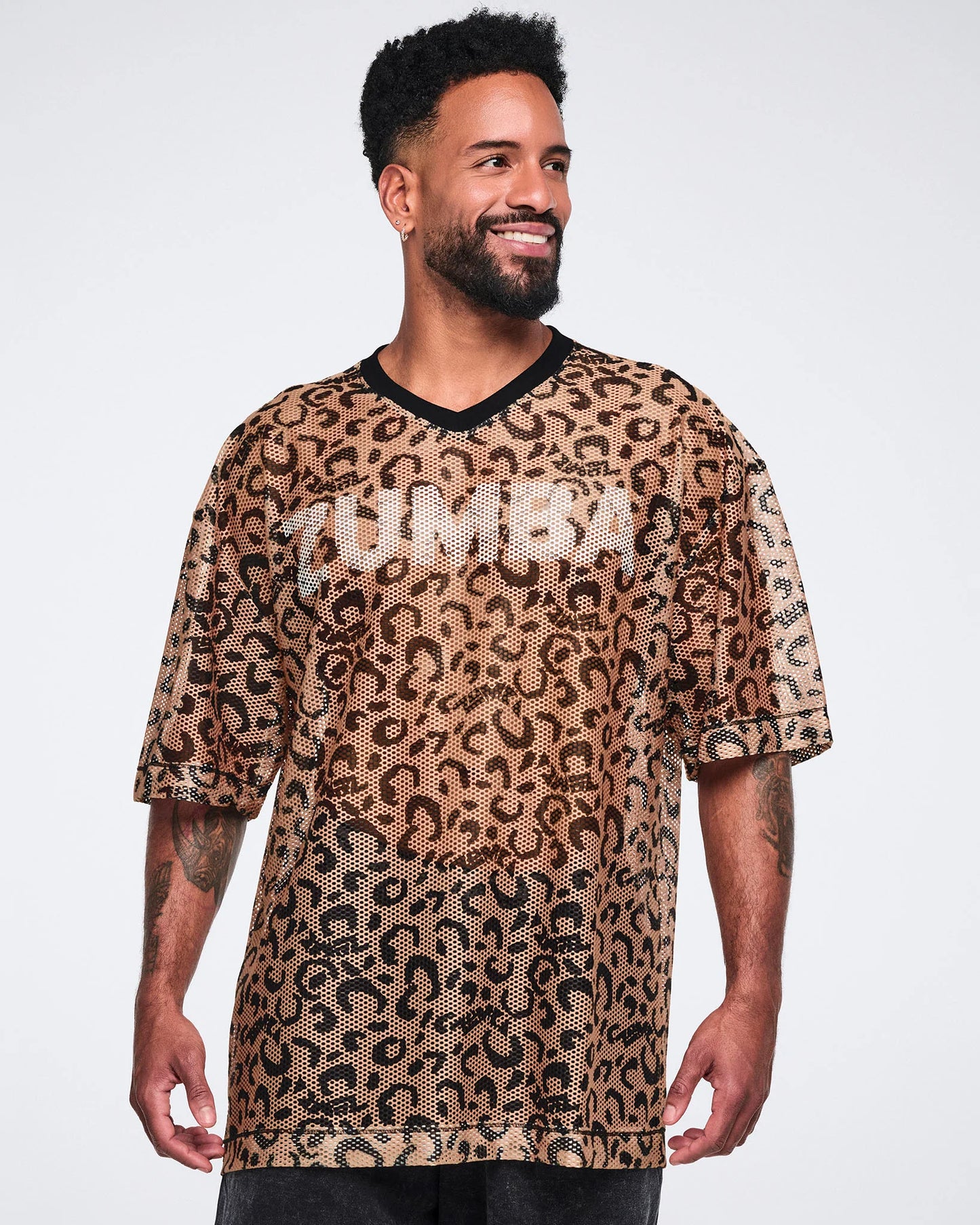 Zumba Wildbeat Oversized Mesh Top