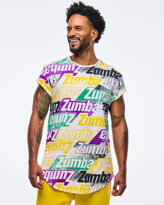 Apres Zumba Men’s Crew Neck Round Hem Tee