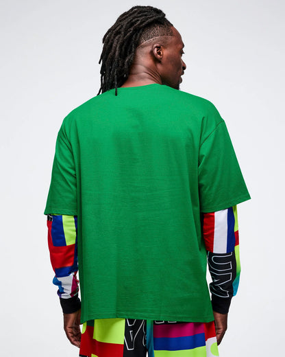 Worldwide Men's Oversized Crew Neck Tee