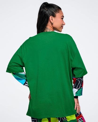 Worldwide Men's Oversized Crew Neck Tee