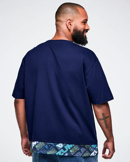 Jean Jamz Men´s Double Layer Hem Tee
