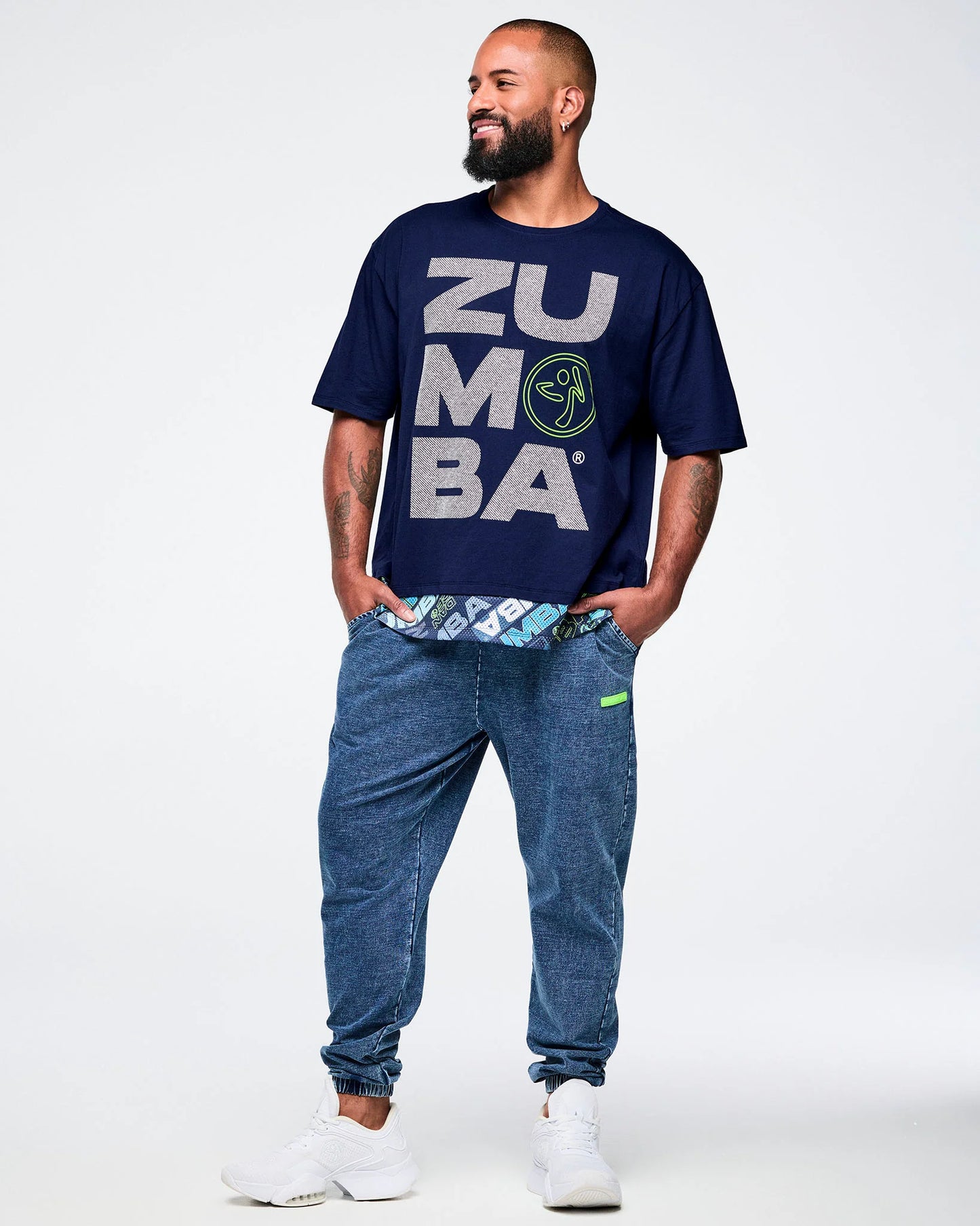 Jean Jamz Men´s Double Layer Hem Tee