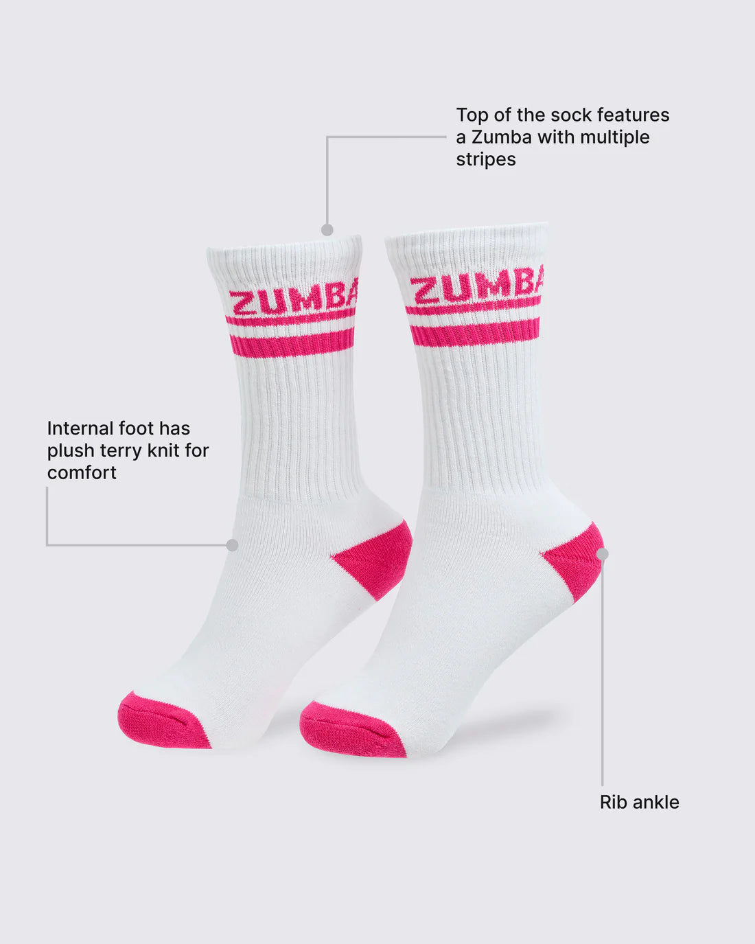 Zumba Core Plush High Socks