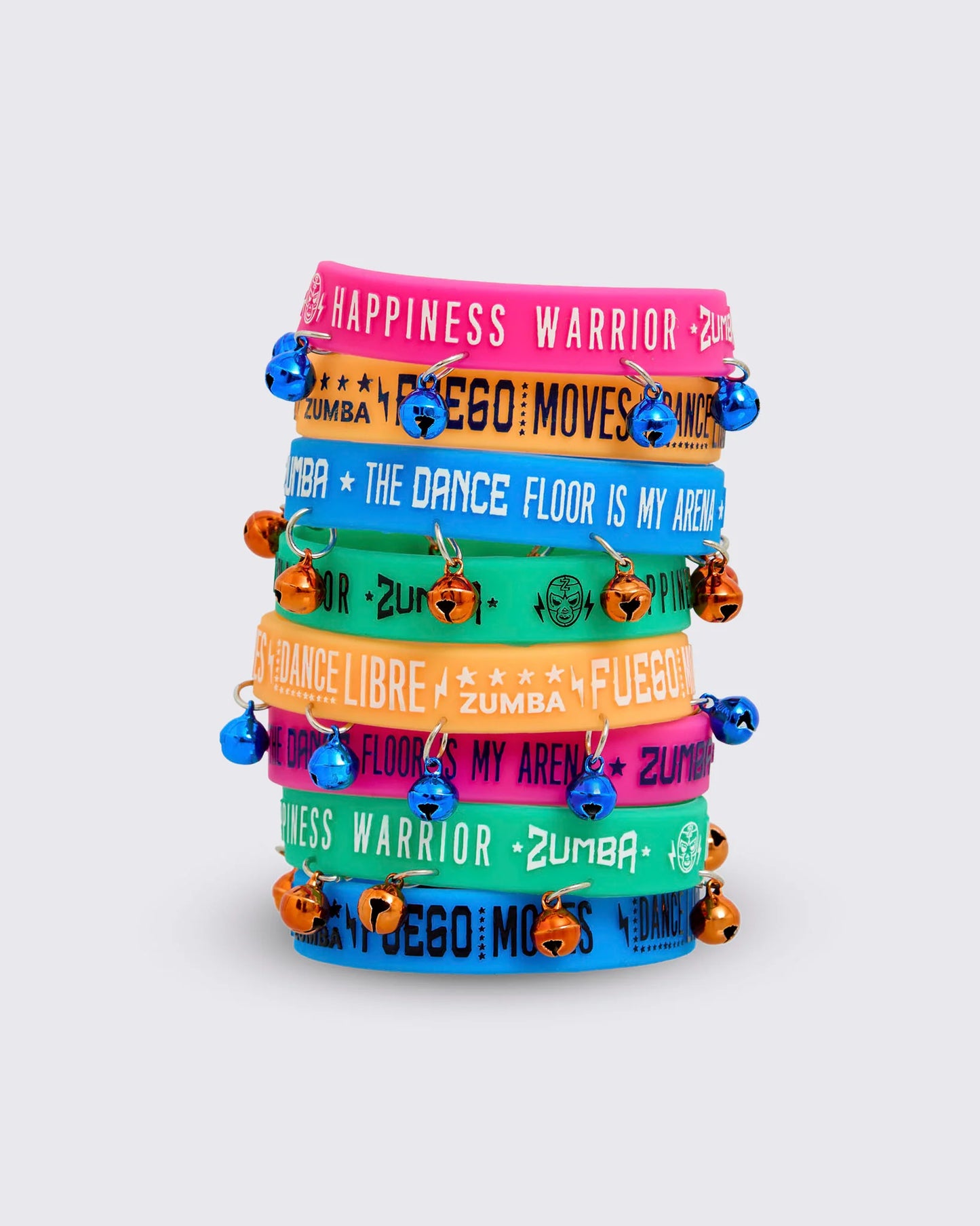 Zumba Libre Rubber Bracelets 8PK