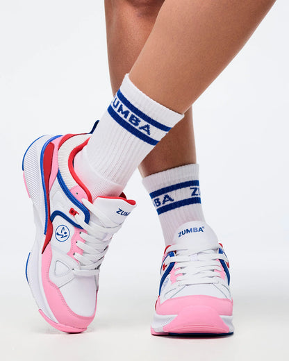 Zumba Amour Plush Half Crew Sock