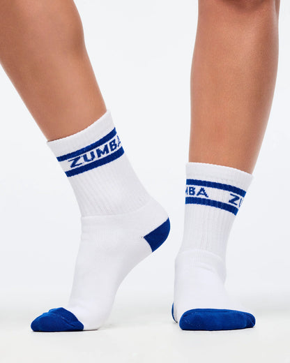 Zumba Amour Plush Half Crew Sock