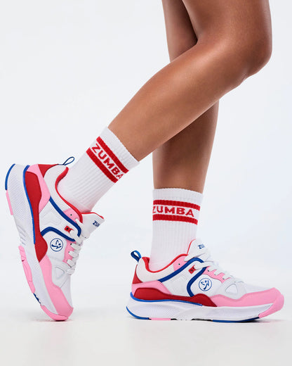 Zumba Amour Plush Half Crew Sock