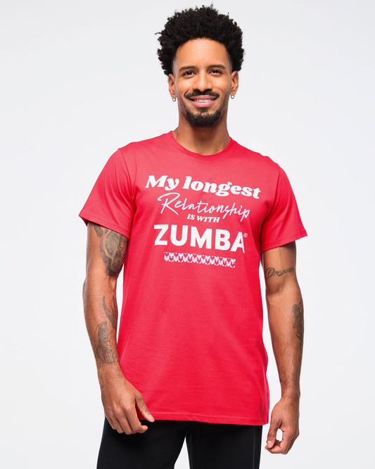 Zumba Love Crew Neck Tee Red