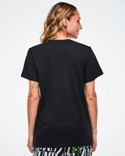Dale-Z Unisex Crew Neck Tee - Black