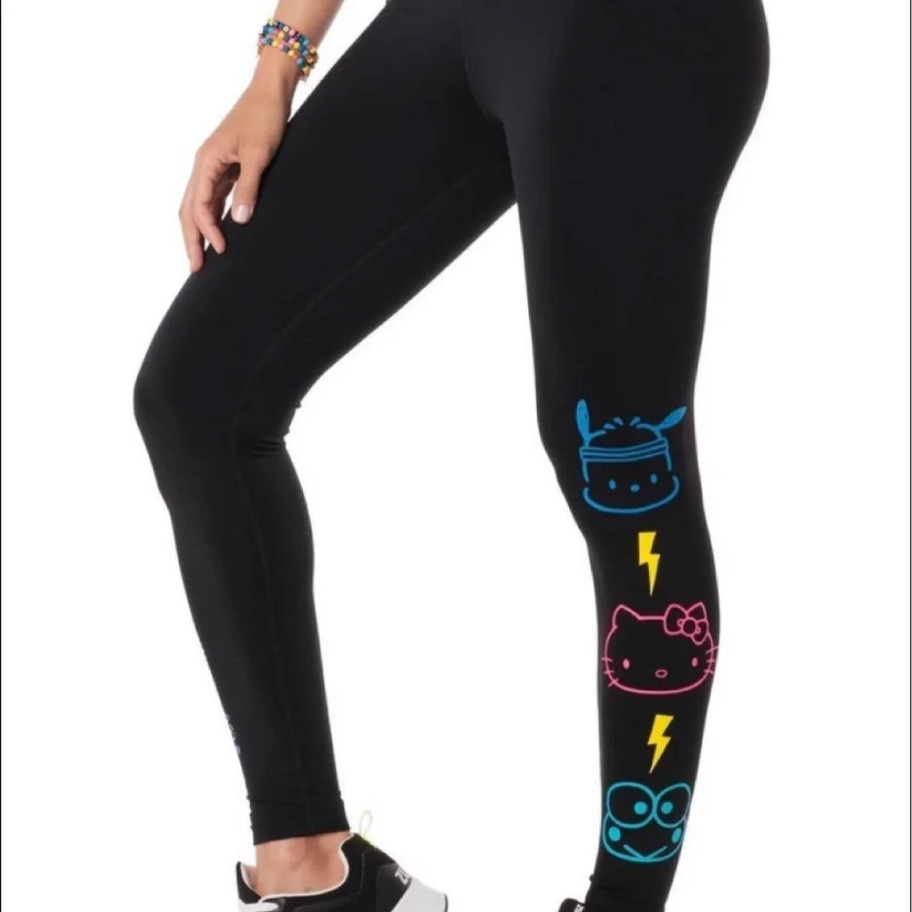 Hello Kitty X Zumba Black Leggings