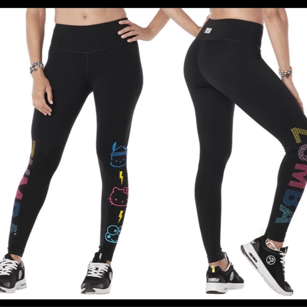 Hello Kitty X Zumba Black Leggings